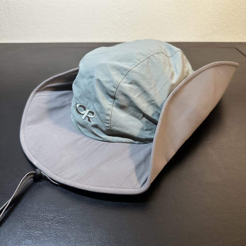Outdoor Research Hat Boonie Mens L/XL Gray Mesh Lined Wide Brim Hiking
